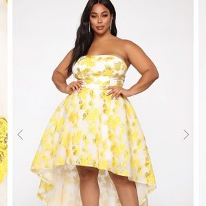 Glowing Flower HighLow Gown